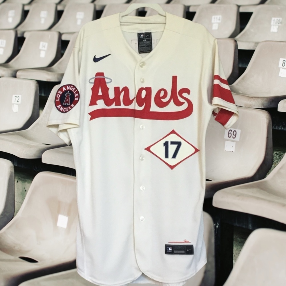 Nike Los Angeles Angels Shohei Ohtani Number 17 Authentic Jersey